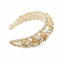 Tania Hird Tatiana Statement Headband - Champagne