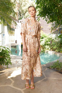 The Dreamer Label - Taylor Cheetah Ankle CTN Dress
