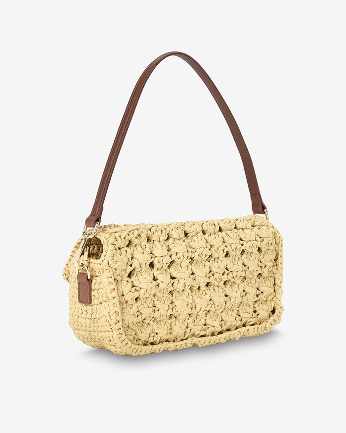 Arlington Milne Thea Shoulder Bag Raffia Weave