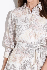 Kamare - Innes Floral Elegant Shirt Dress