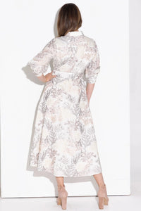 Kamare - Innes Floral Elegant Shirt Dress