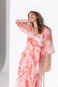 Kamare - Annika Silk Dress - Coastal