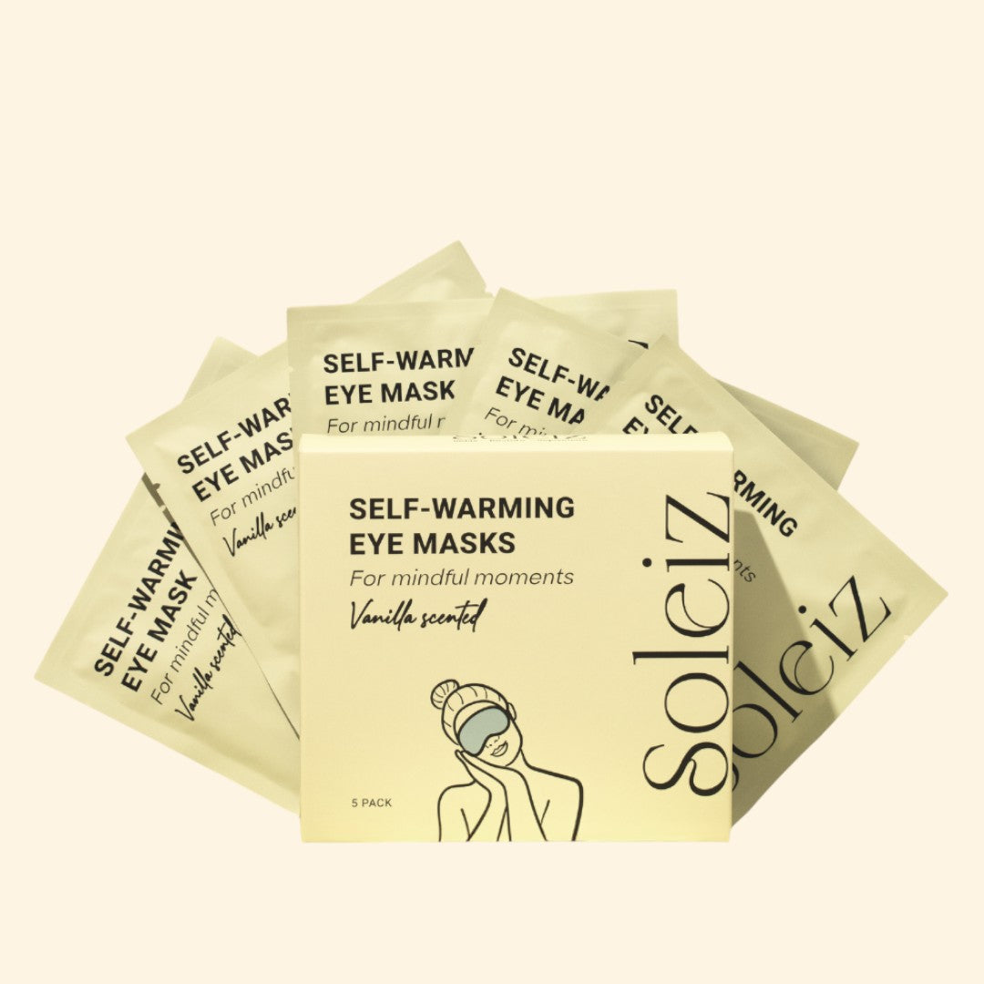 Soleiz Vanilla self-warming eye mask