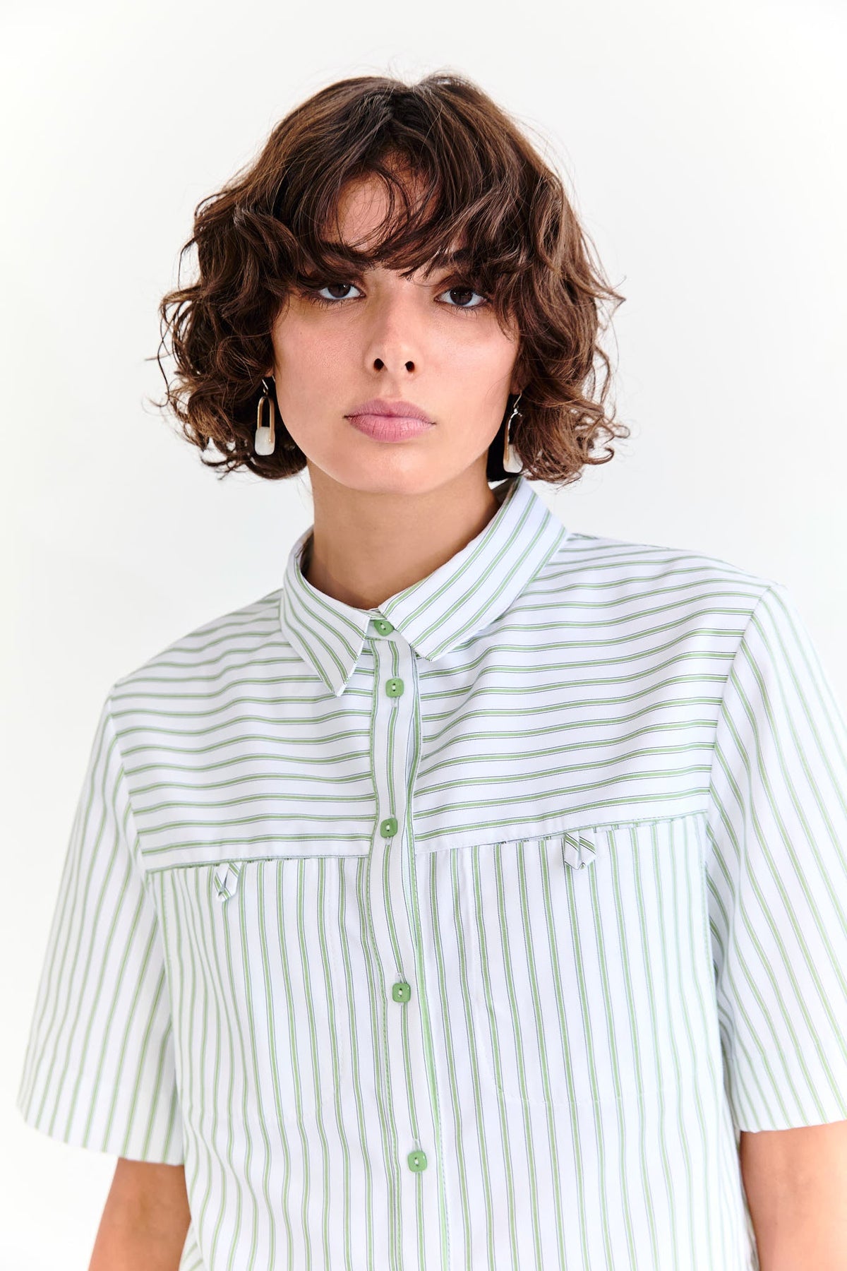 Eder by Anna Lola Crop Shirt, detail