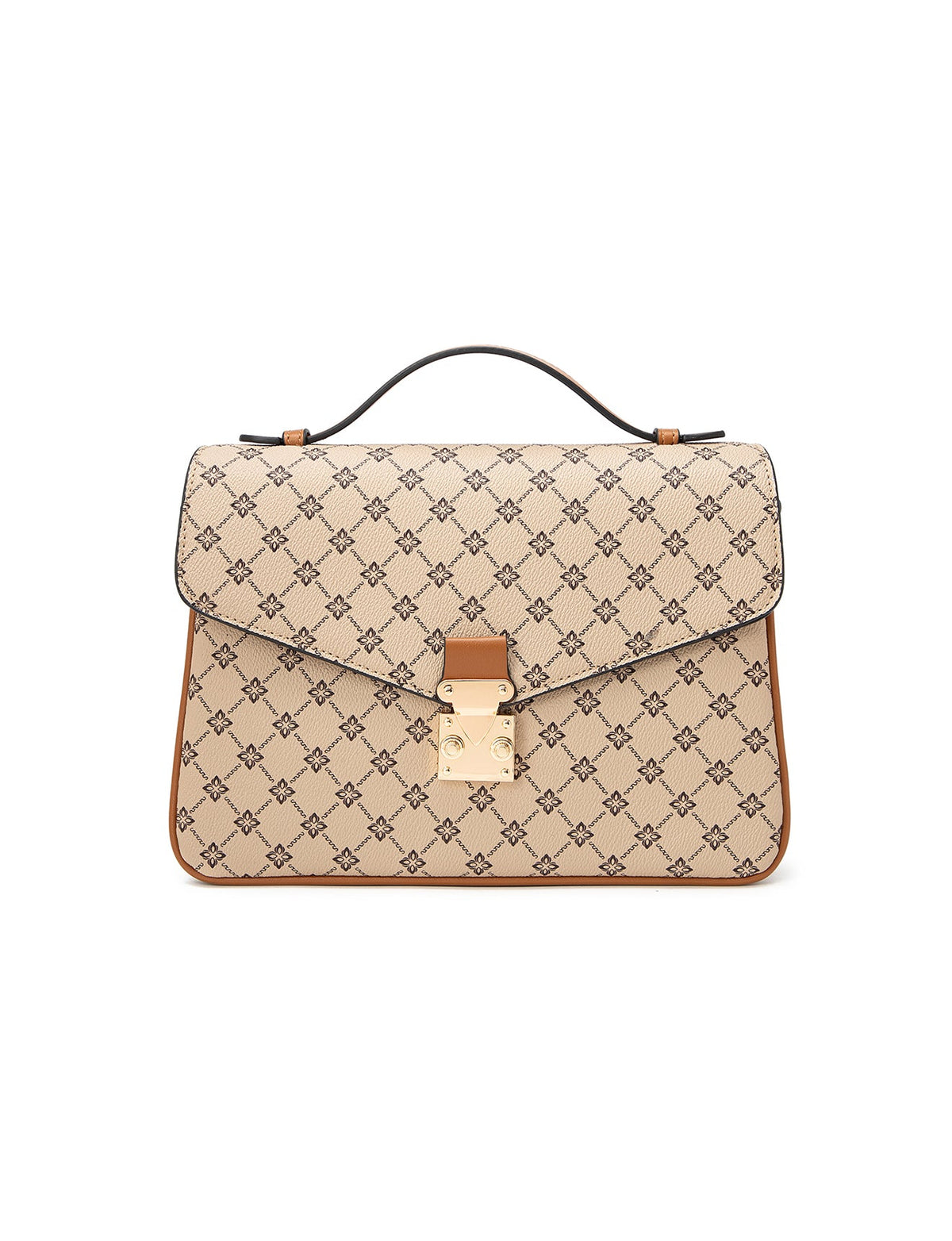 Serenade Naples triple compartment bag in beige