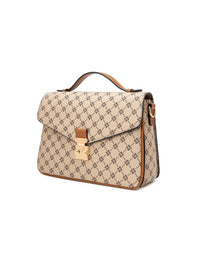 Serenade Naples triple compartment bag in beige