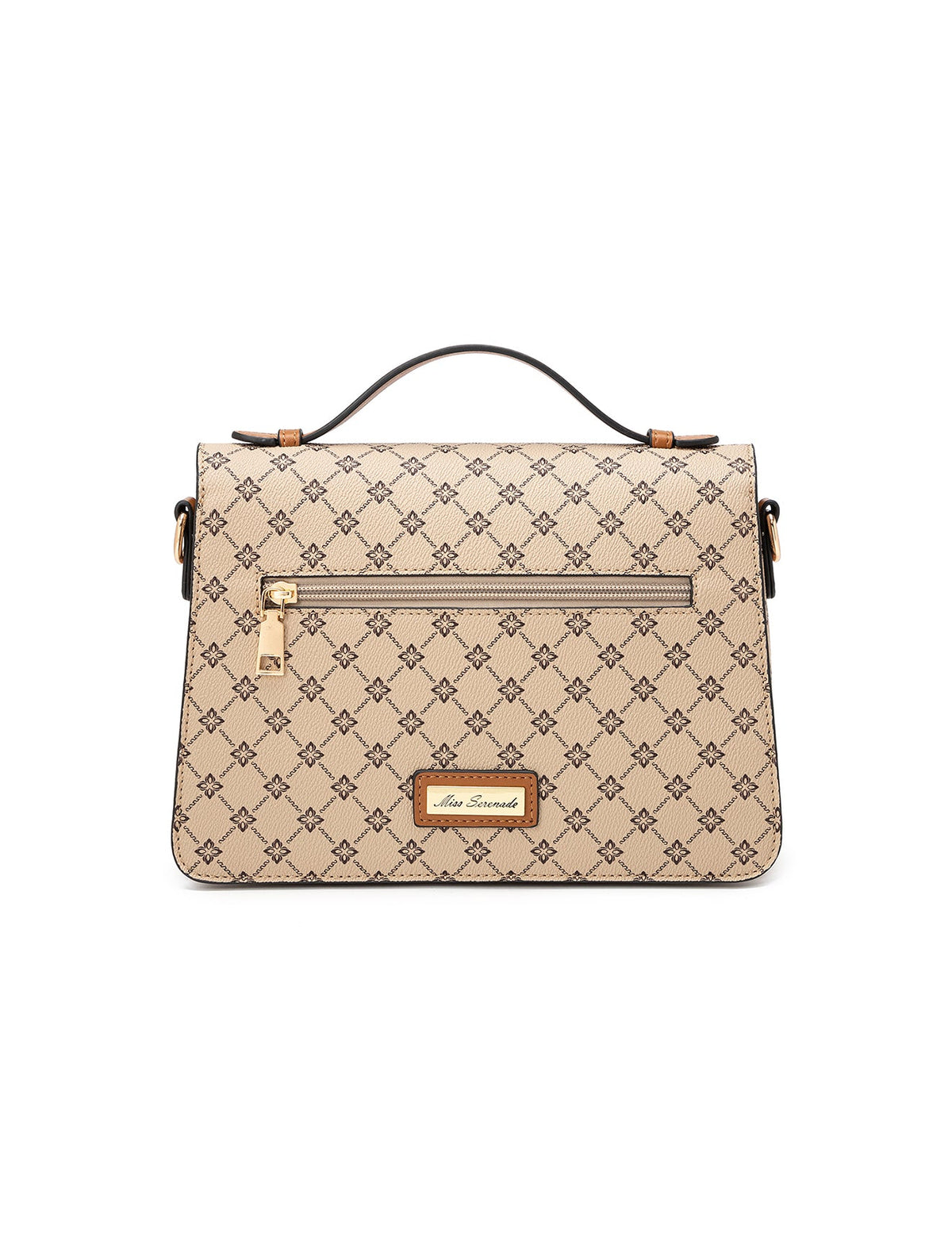 Serenade Naples triple compartment bag in beige