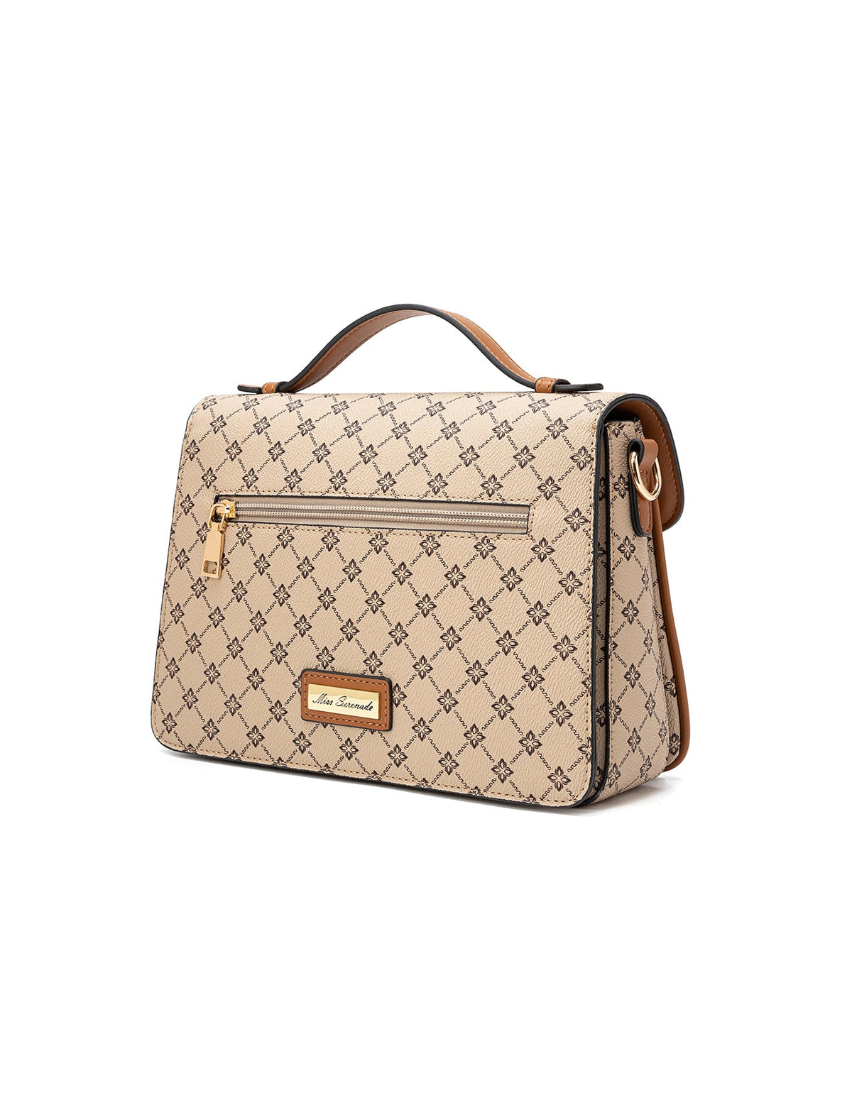 Serenade Naples triple compartment bag in beige