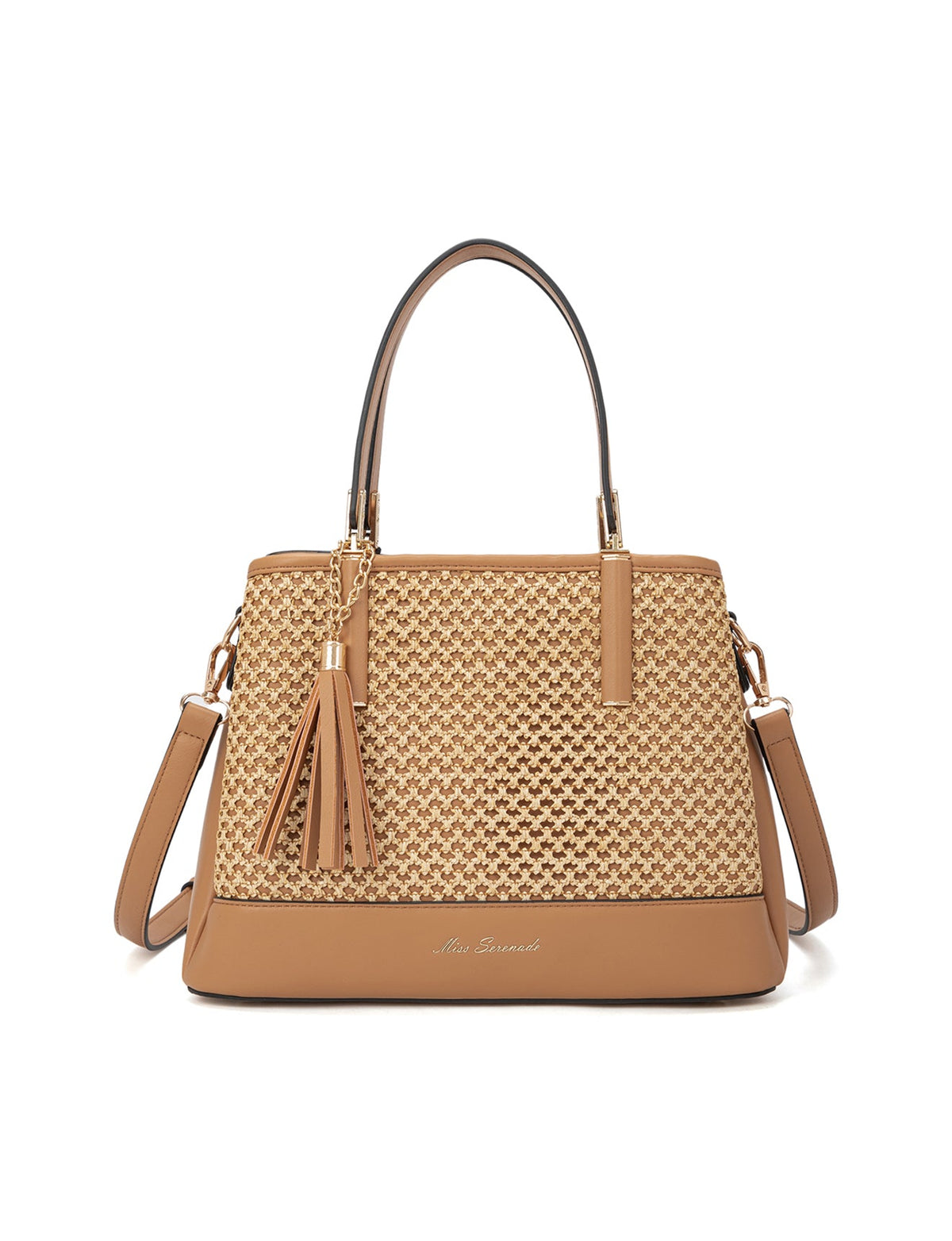 Serenade Sydney woven bag in natural