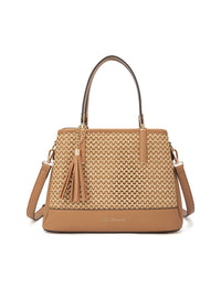 Serenade Sydney woven bag in natural