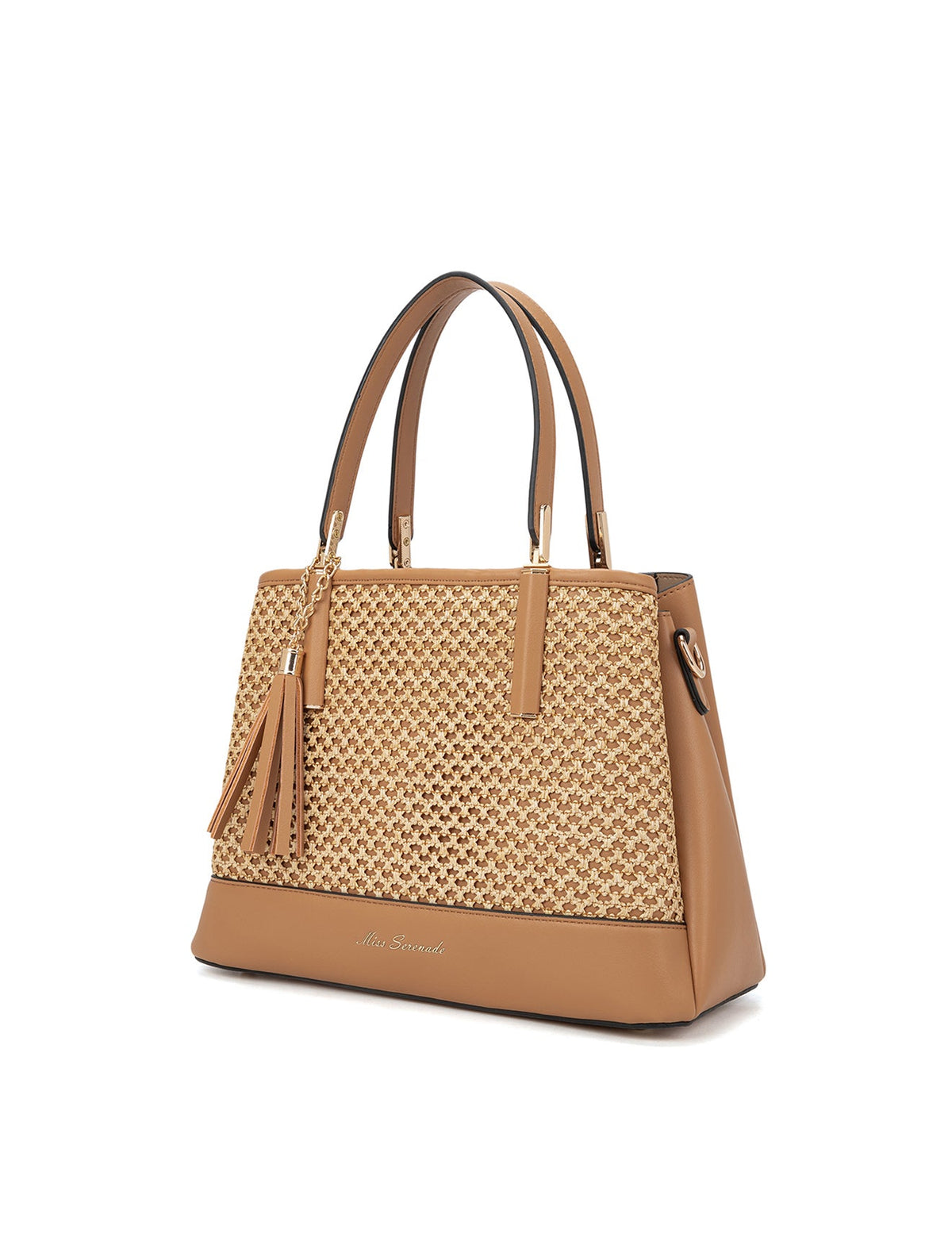 Serenade Sydney woven bag in natural