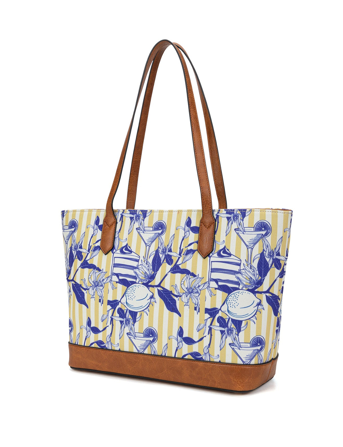 Serenade Lemoncello tote in lemon print