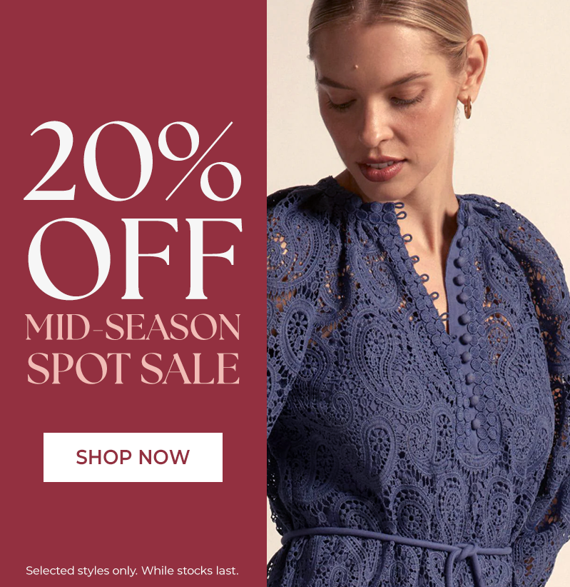 Zoe Clare Blue Mountains Mid Season Autumn Winter 20% Off Sale