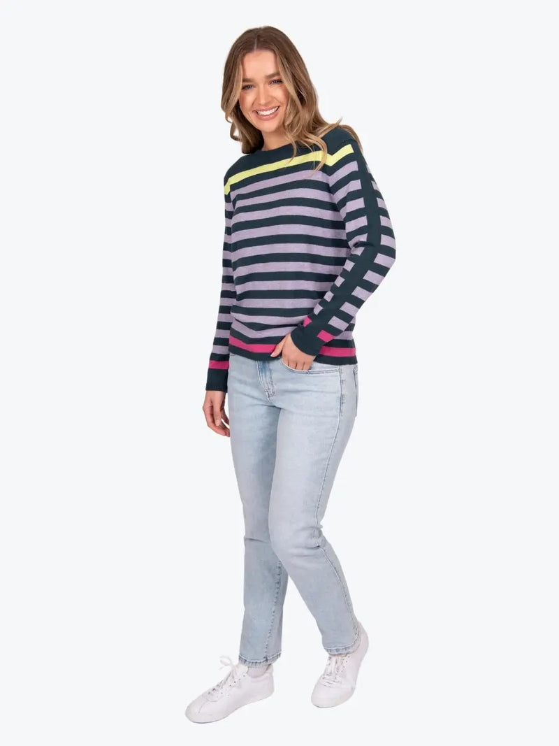 Spruce Stripe Pullover