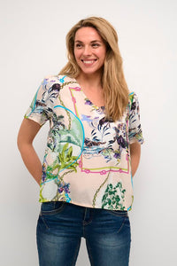 Cream Joy Top
