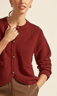 Zoe Kratzmann - Blur Knit - Raspberry
