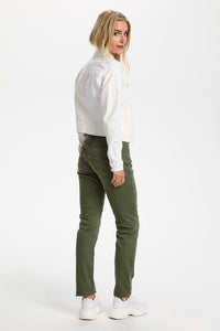 Cream Lisa Denim Jacket - Chalk