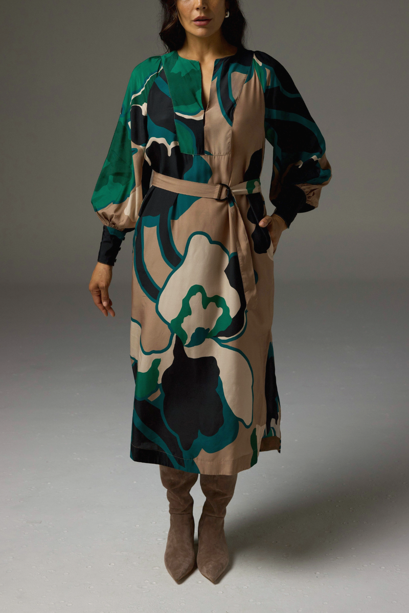 Zoe Kratzmann - Convoy Dress in Organic Botanic 