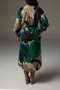 Zoe Kratzmann - Convoy Dress in Organic Botanic 