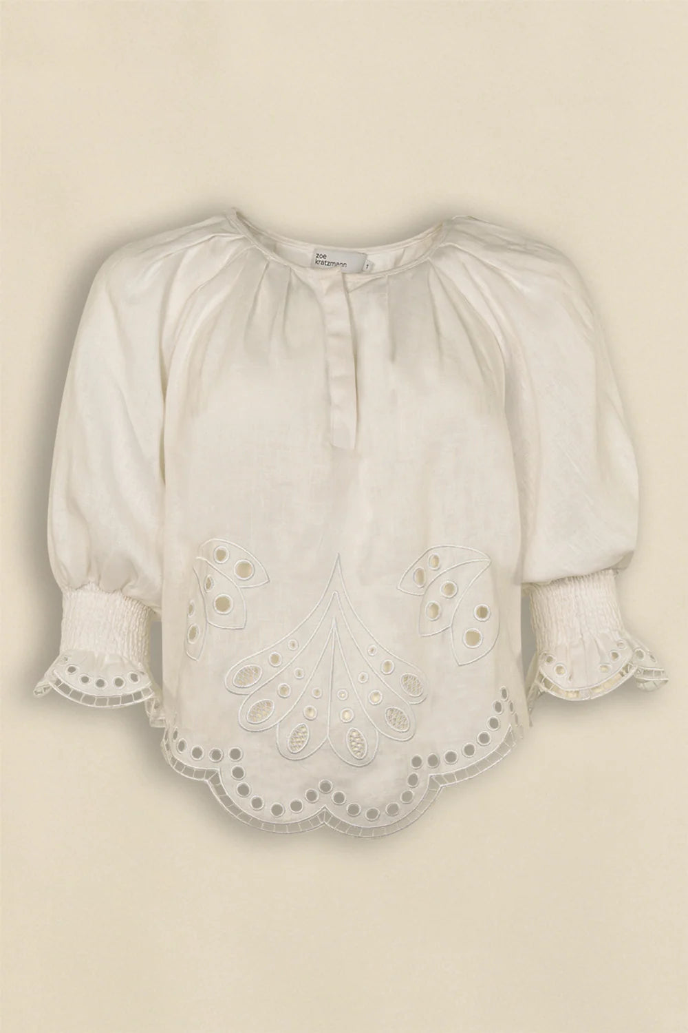 Zoe Kratzmann - Dawn Top - Porcelain