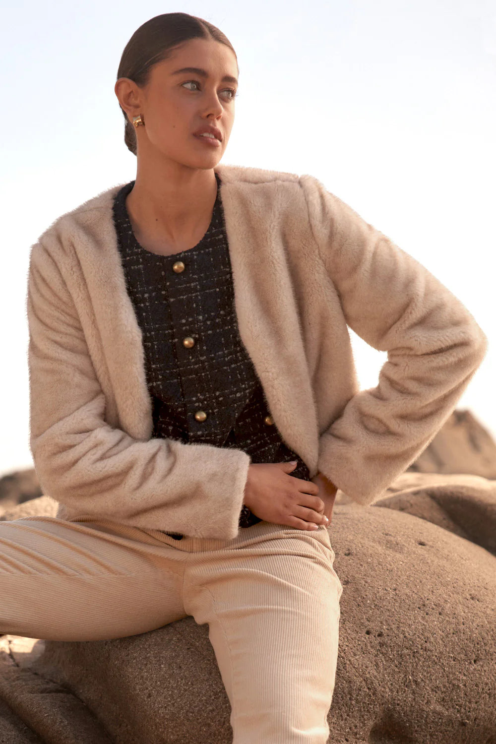 Zoe Kratzmann - Dune Jacket - Ecru