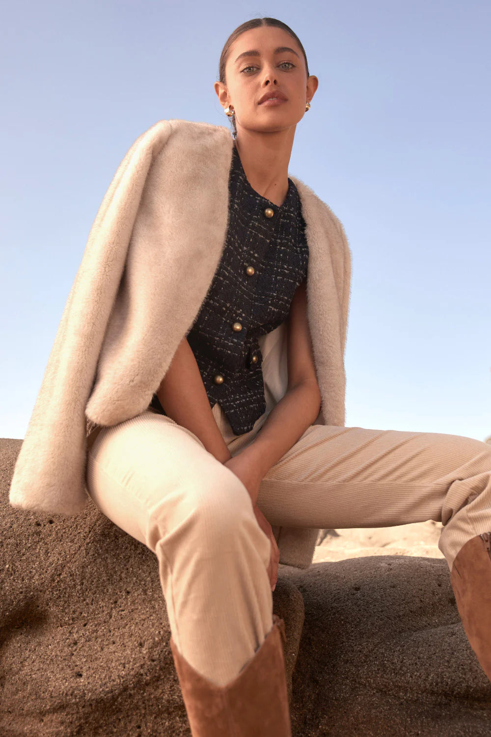 Zoe Kratzmann - Dune Jacket - Ecru