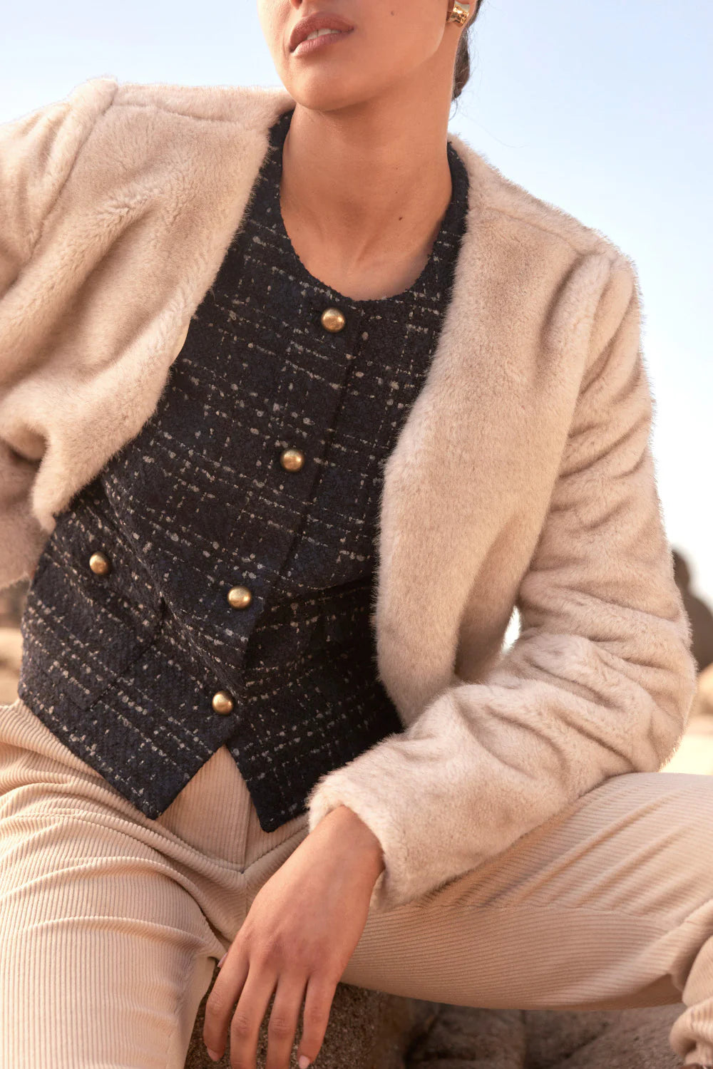 Zoe Kratzmann - Dune Jacket - Ecru