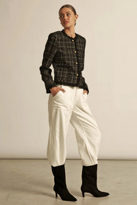 Zoe Kratzmann - Quill Jacket - Black Porcelain Check