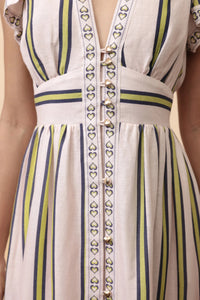 Emily Lovelock Madeline Print Dress - side