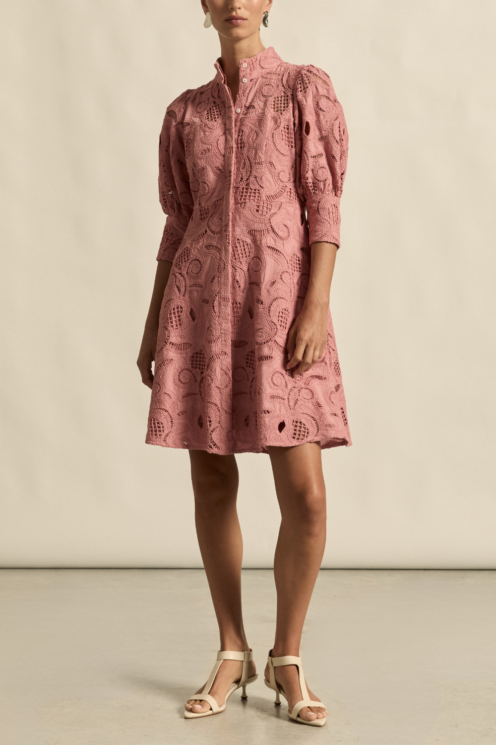 Zoe Kratzmann - Empirical Dress - Vintage Bloom Pink Lace
