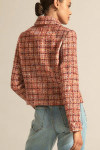 Zoe Kratzmann - Plume Jacket - Berry Check