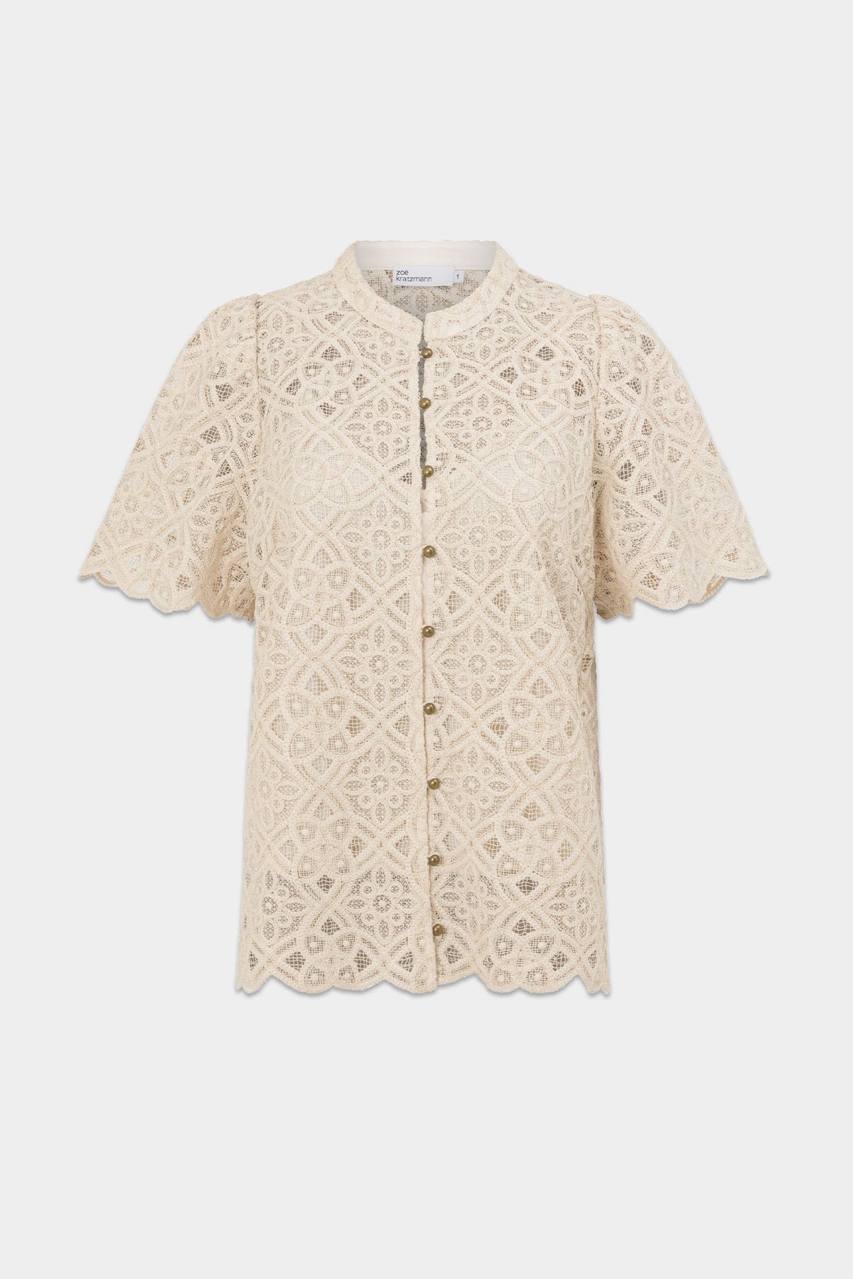 Zoe Kratzmann Flicker Top in Ecru