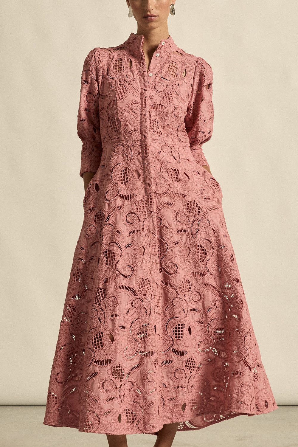 Zoe Kratzmann - Gateway Dress - Vintage Bloom Pink Lace