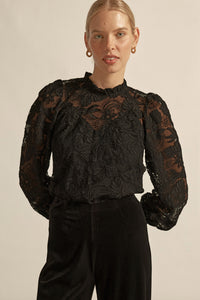 Zoe Kratzmann - Glint Top - Black