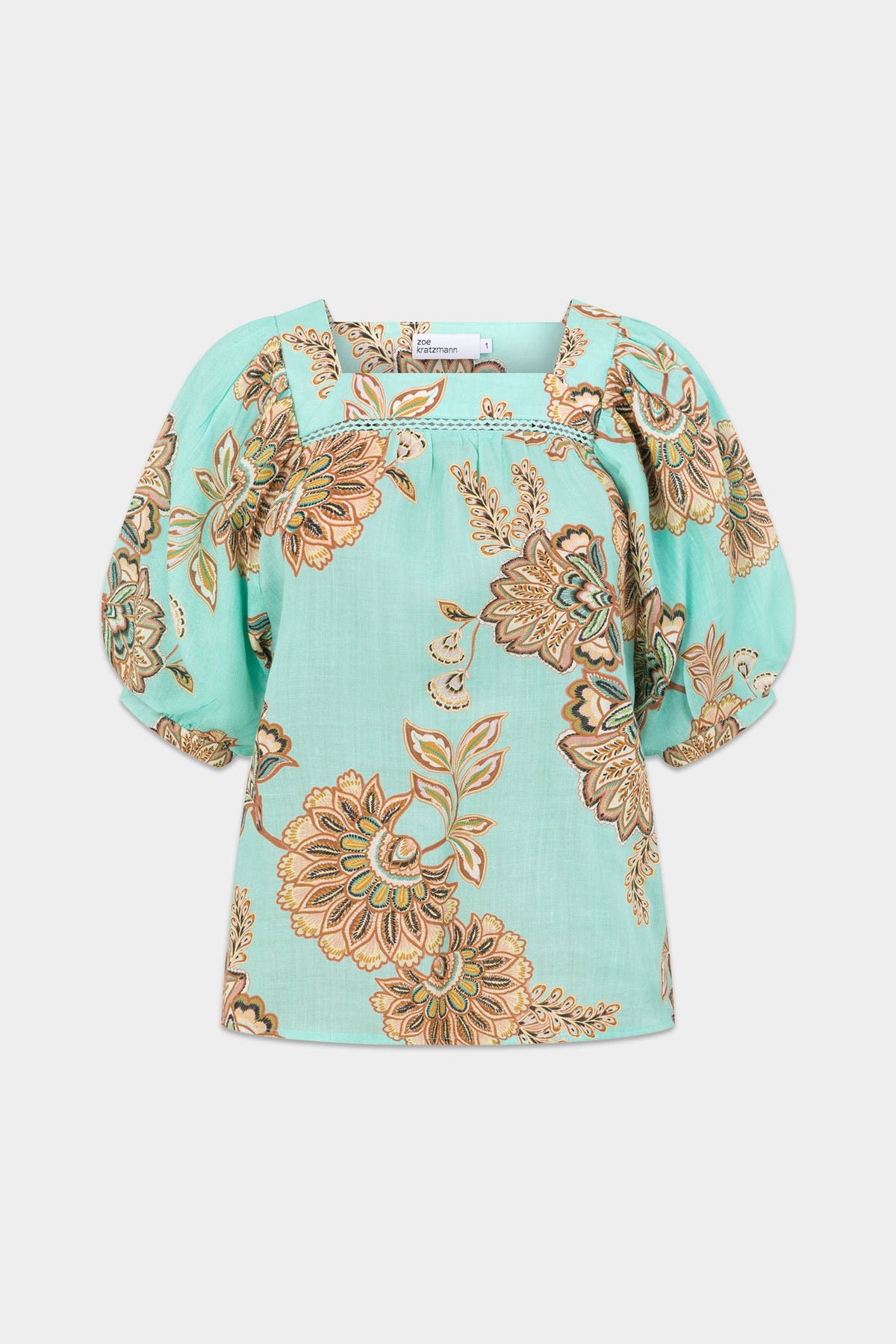 Zoe Kratzmann Grace Top in Mint Kgari