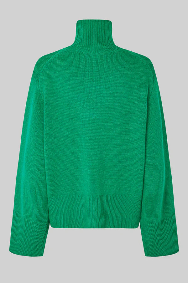 Second Female - Alpha Knit T-Neck - Lush Meadow Green