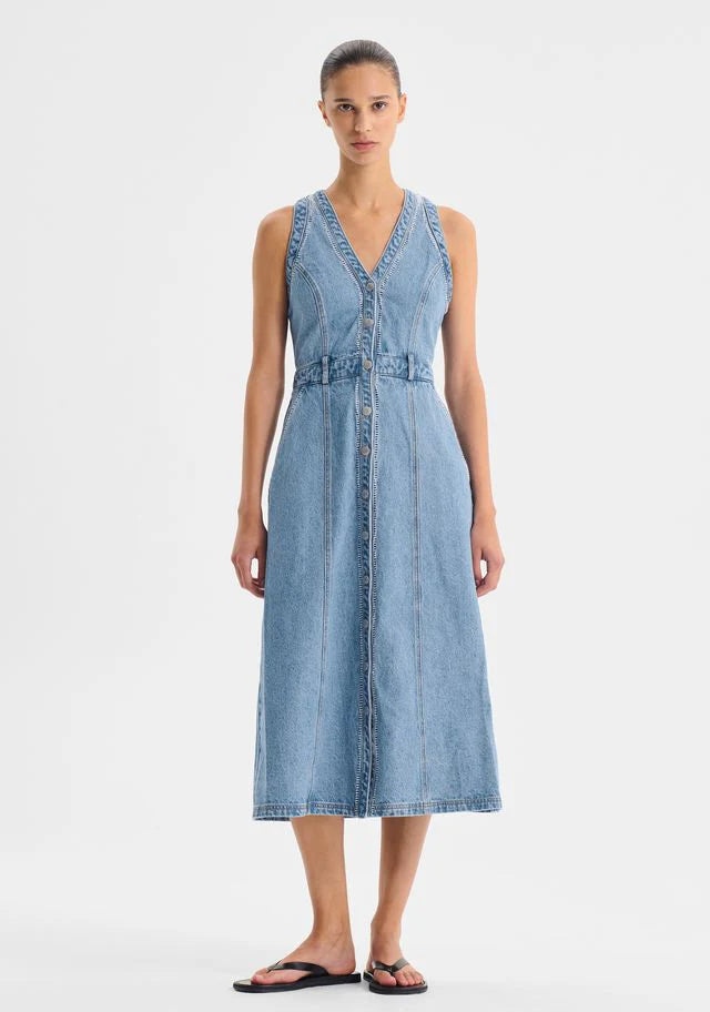 Morrison - Hendrix Denim Dress - Light Blue