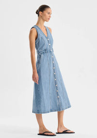 Morrison - Hendrix Denim Dress - Light Blue