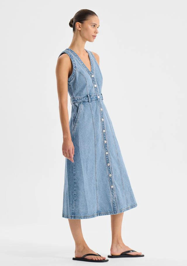 Morrison - Hendrix Denim Dress - Light Blue