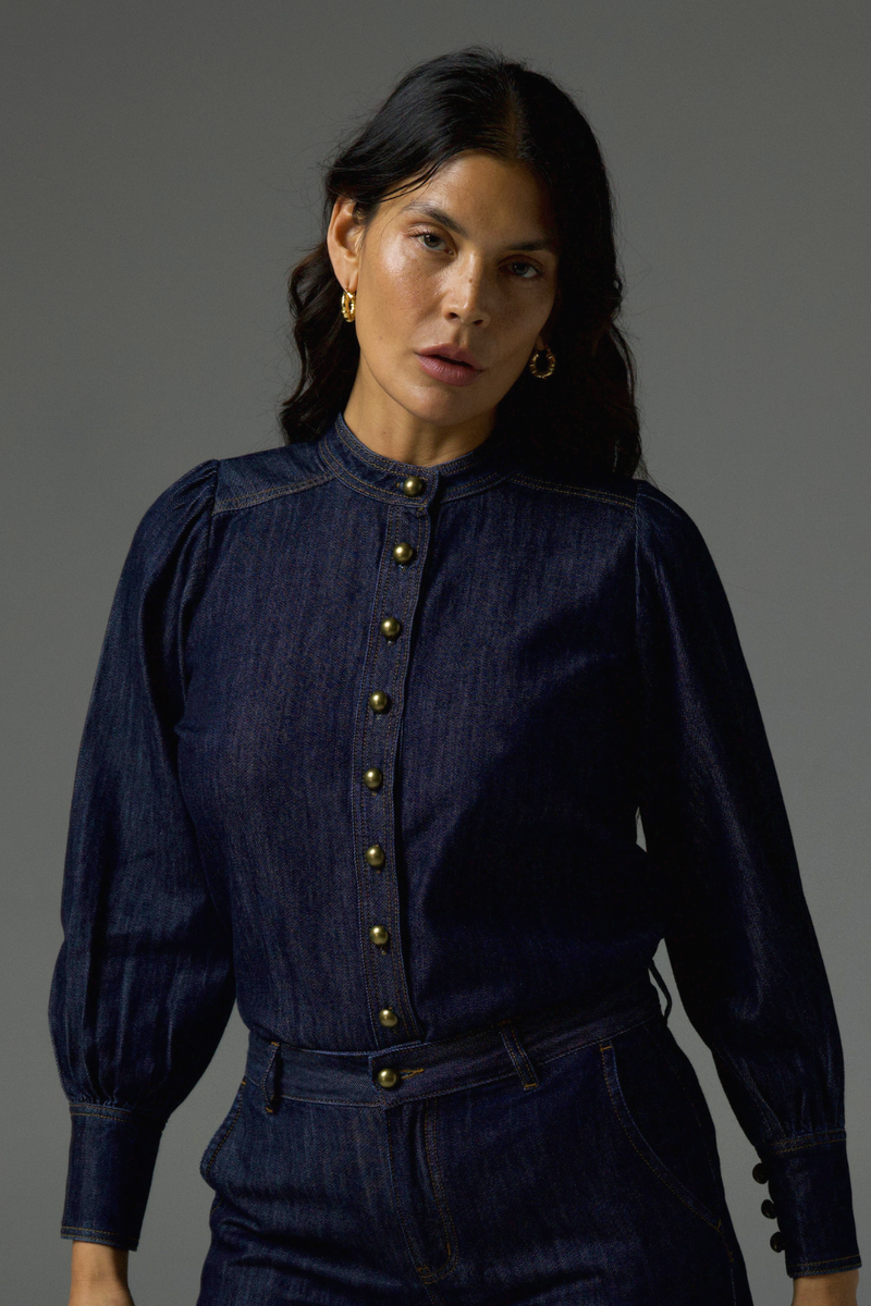 Zoe Kratzmann - Hanker Top in Dark Denim
