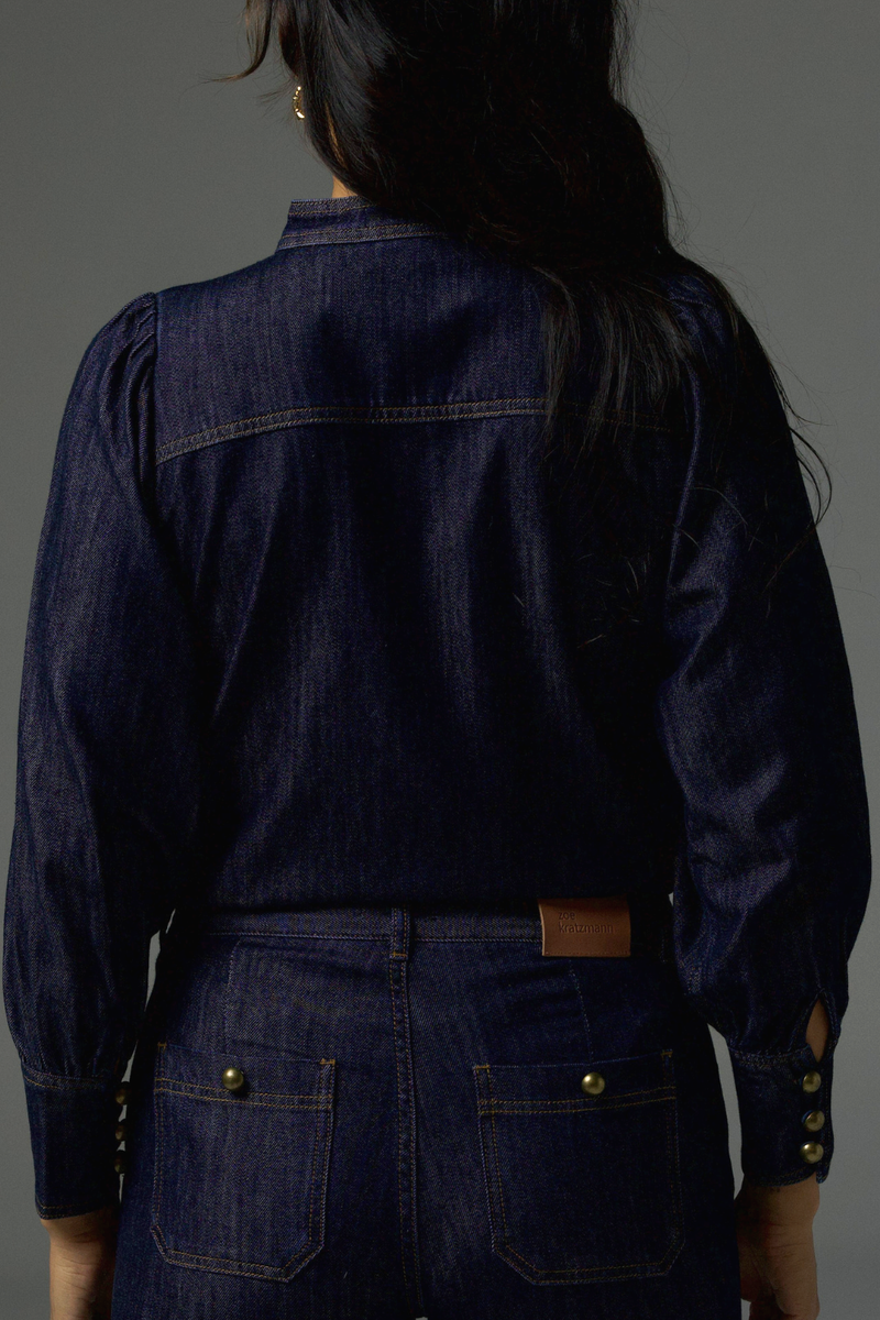 Zoe Kratzmann - Hanker Top in Dark Denim