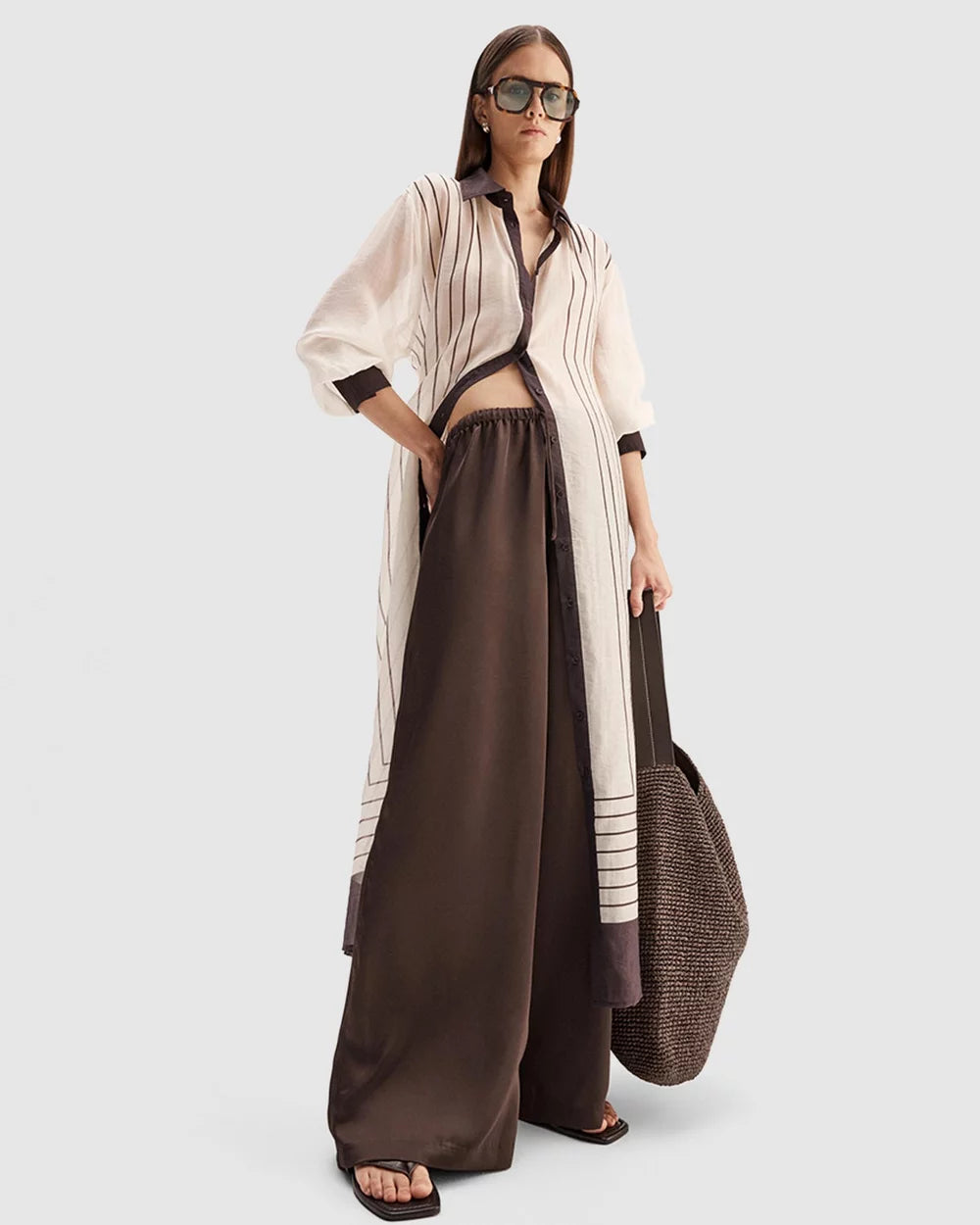 Elka - Havana Maxi Dress - Chocolate