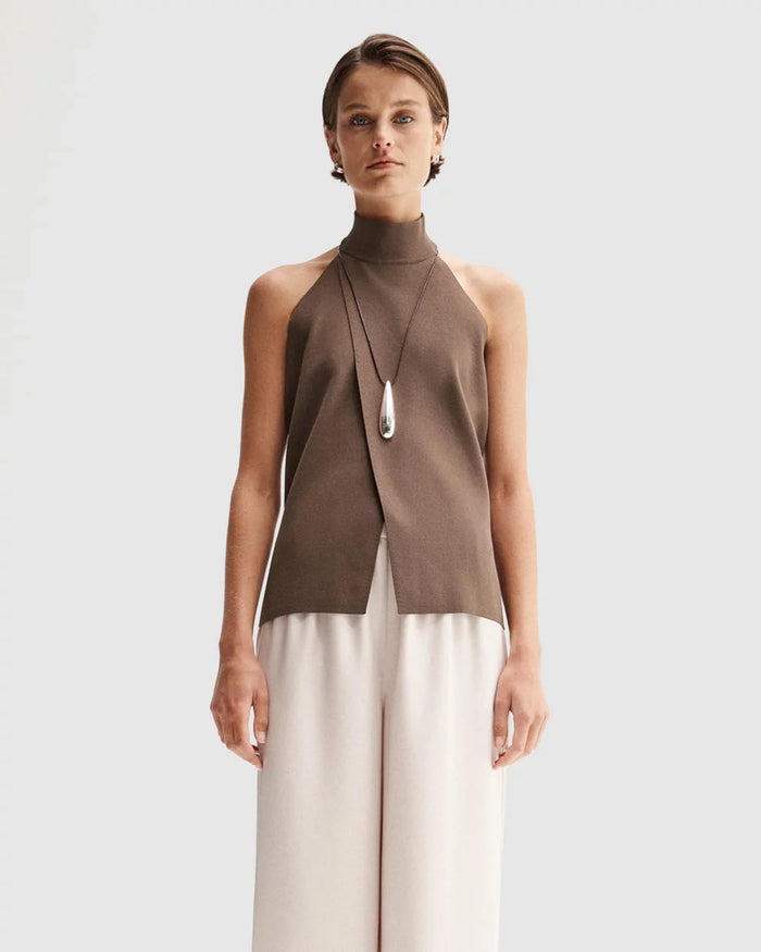 Elka - Gisele Knit Top Chocolate
