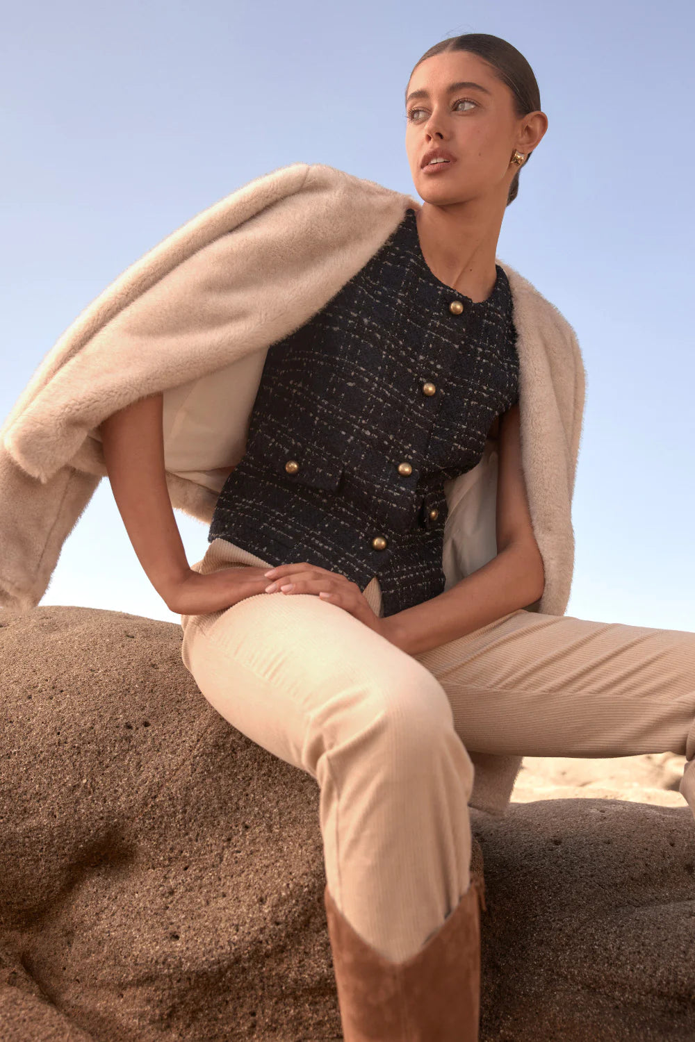 Zoe Kratzmann - Hush Vest - Midnight Check