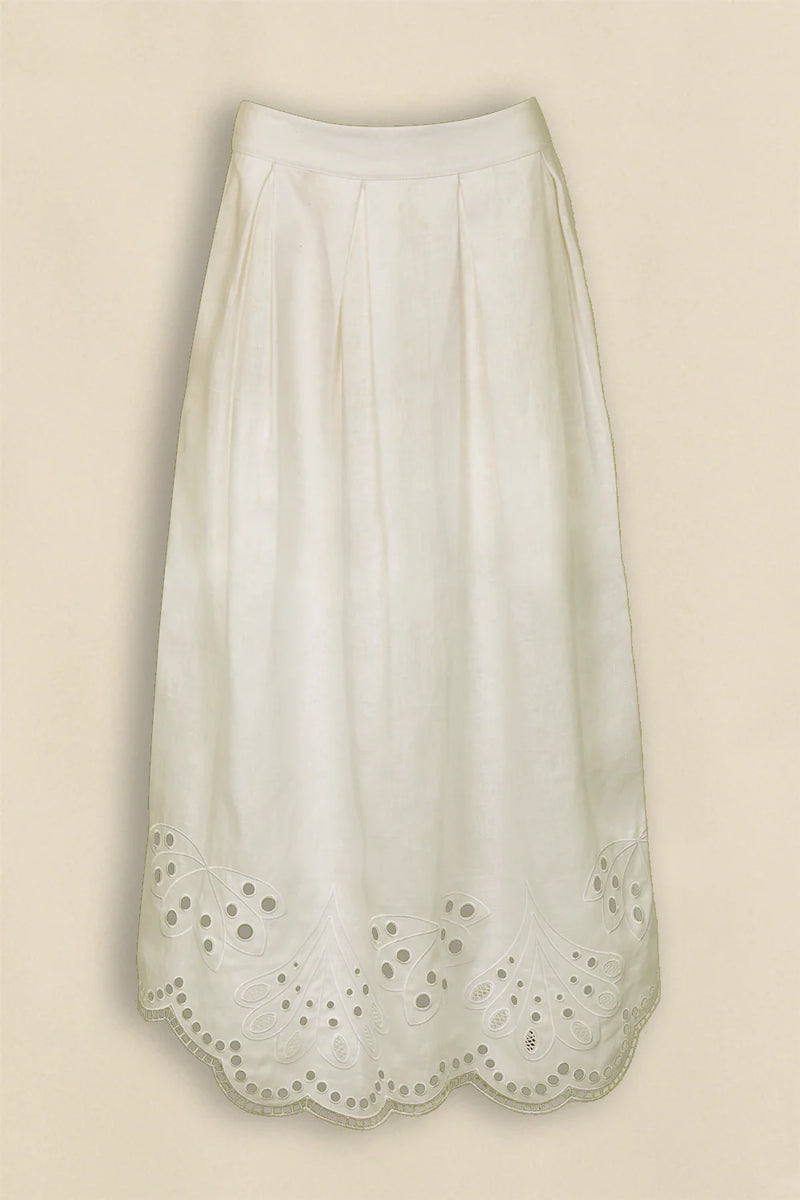 Zoe Kratzmann - Jetty Skirt - Porcelain
