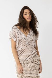 Joey the Label - SATC Blouse - Polka Dot