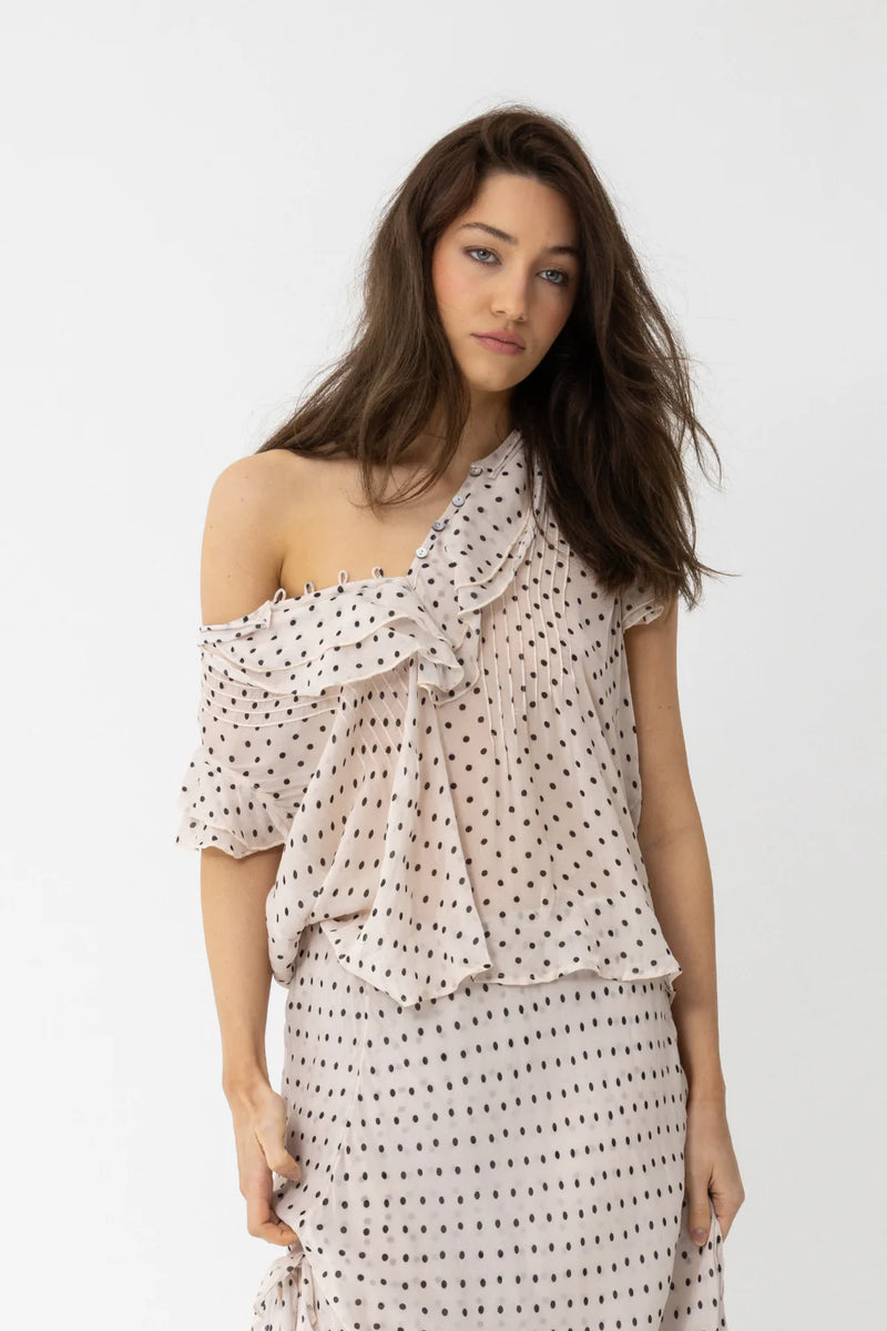 Joey the Label - SATC Blouse - Polka Dot