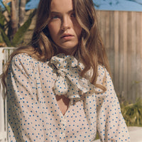 Je t'aime blouse - Blue Hearts