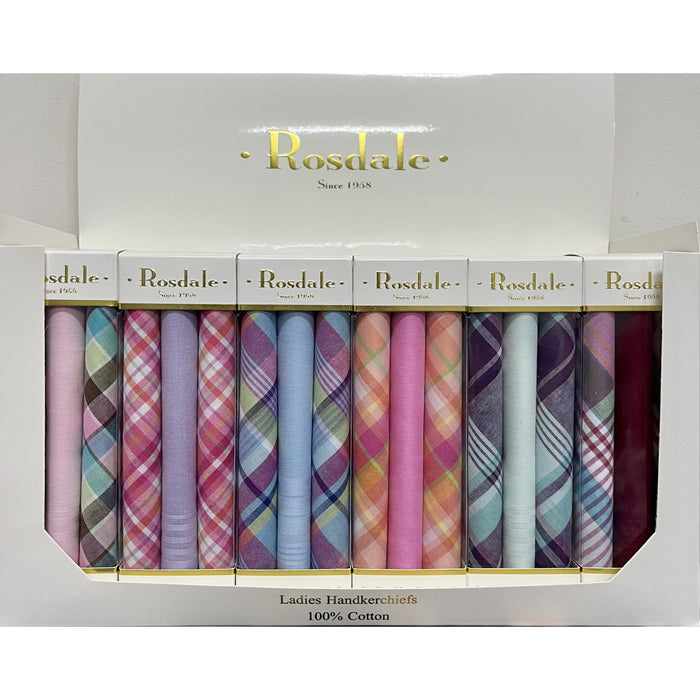 Rosdale Ladies Check Handkerchiefs