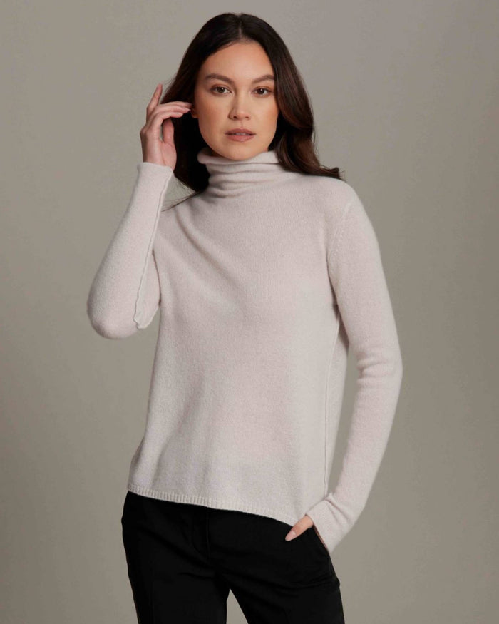Harper Funnel Neck Knit - Champagne